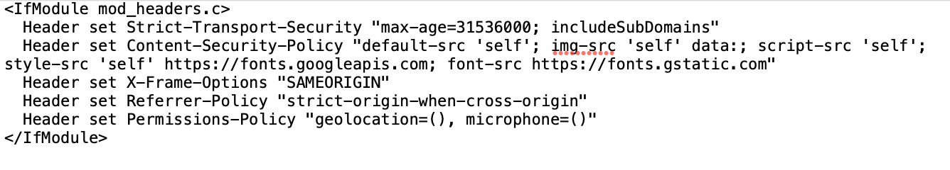 headerSecurity