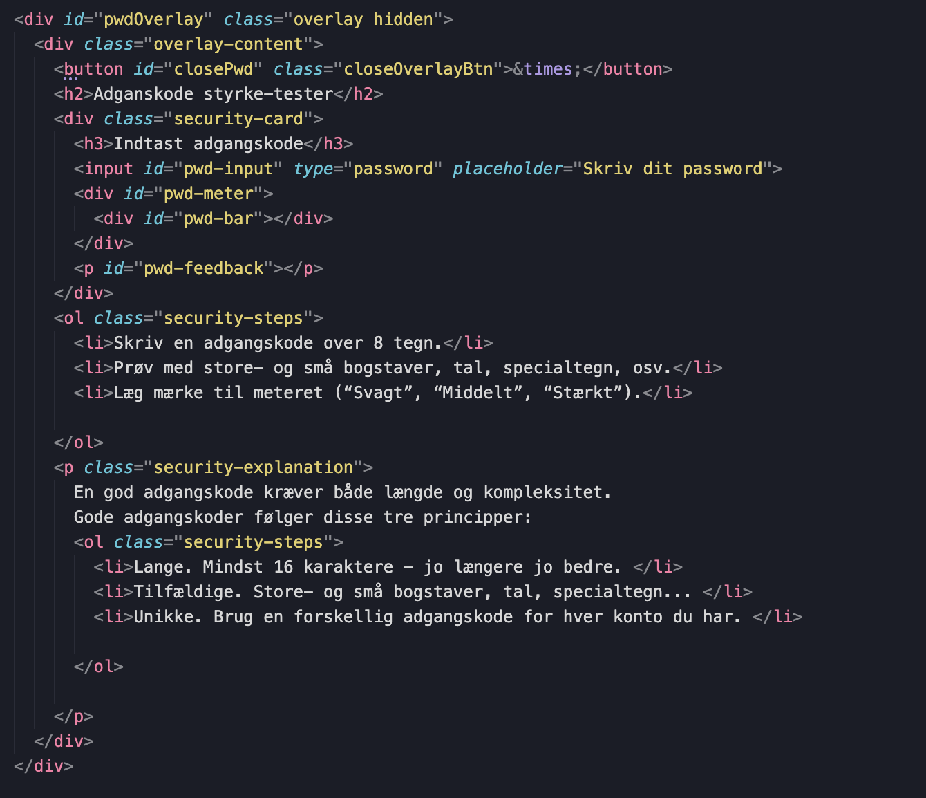 SQL Injection opsætning